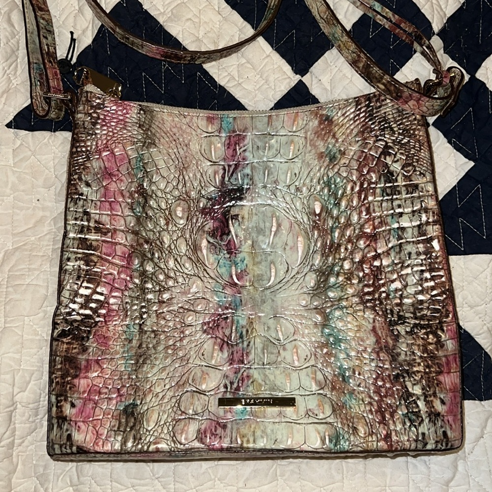 EUC Brahmin Katie Amethyst crossbody handbag - Picture 3 of 8